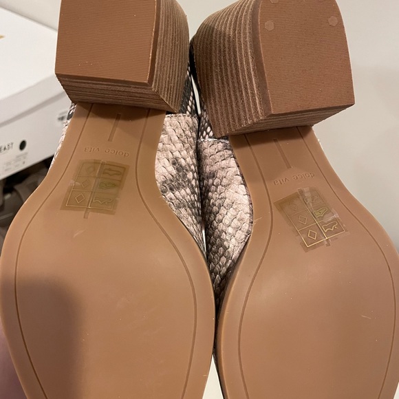 Dolce Vita snakeskin mules-New! - Picture 2 of 3